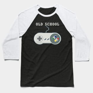 Old School Dad Gaming Baseball T-Shirt